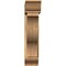Ekena Millwork Funston Traditional Rough Sawn Bracket w/ Offset Brace, Western Red Cedar, 8"W x 32"D x 36"H BKT0806X32X36FST01RWR - alternate 4